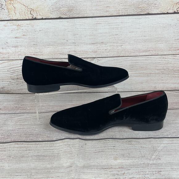 Magnanni Dorio Mens EU 39.5 US 7.5 Venetian Loafers Black Velvet main image 7